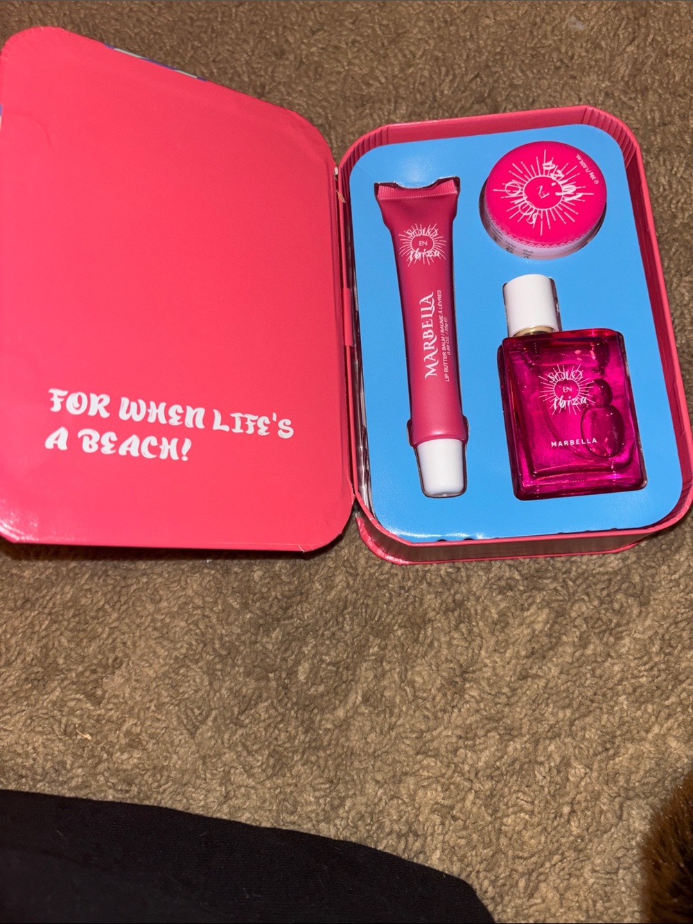 MARELLA Pink Fragrance and Lip Set - Bright Pink
